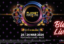 Blog Planet Poker Live 2024 dal Casino Portomaso di Malta planet poker live