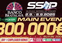 Slovak Series of Poker, 300.000 euro in palio a Bratislava! Slovak Series of Poker