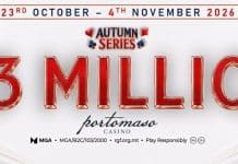 Blog Autumn Series, grande poker e 3 milioni garantiti al Portomaso Casino